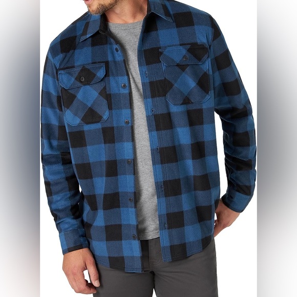 Wrangler Other - Wrangler Authentics heavyweight fleece shacket size 2XL